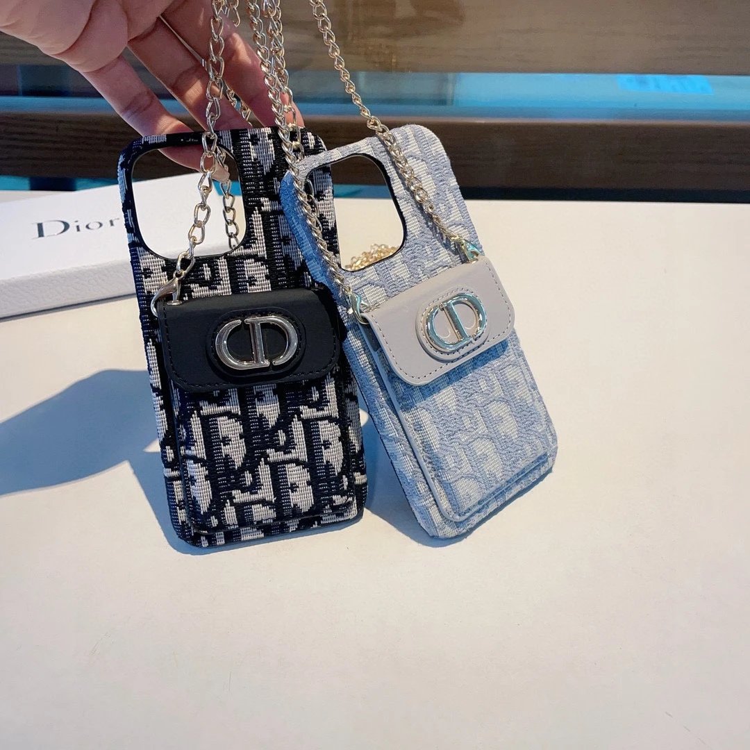 Dior Crossbody Strap Phone Case Ver.B — QC