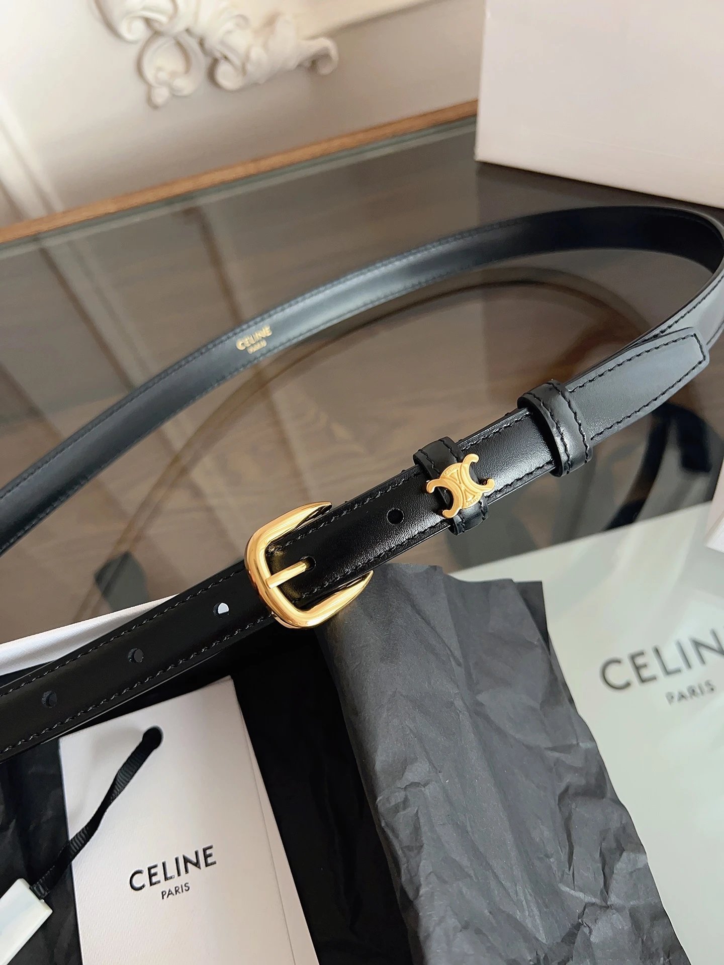 Celine Leather Belt Ver.E — Photo 6