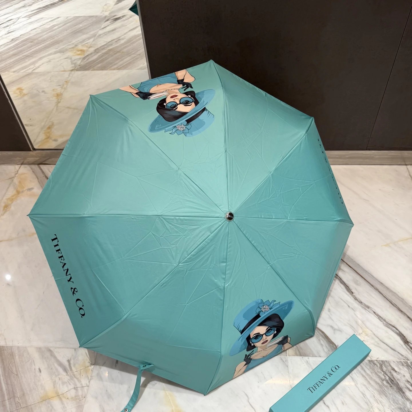 Tiffany UV Protection Folding Umbrella Ver.G — QC