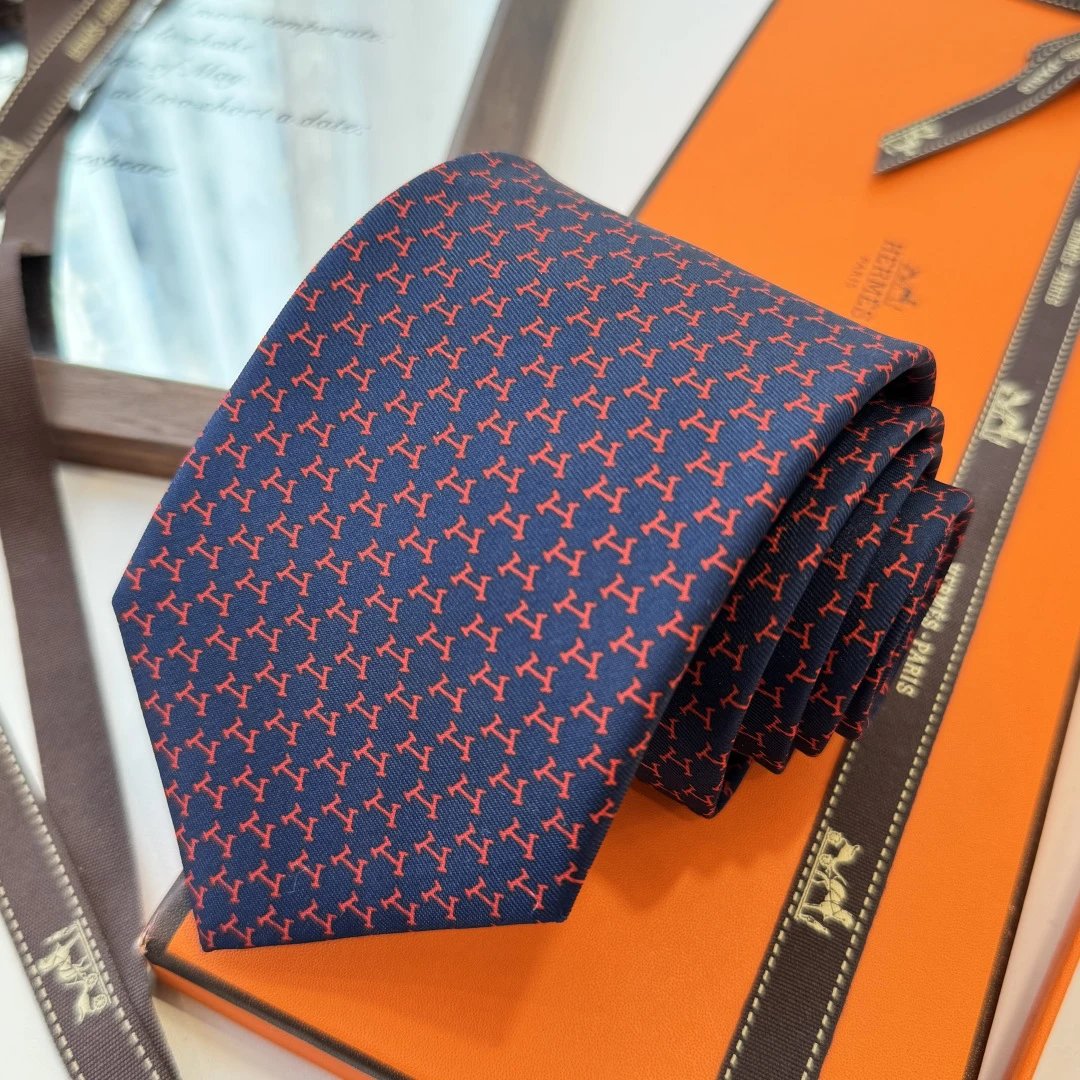 Hermes Silk Tie Ver.K — Photo 6