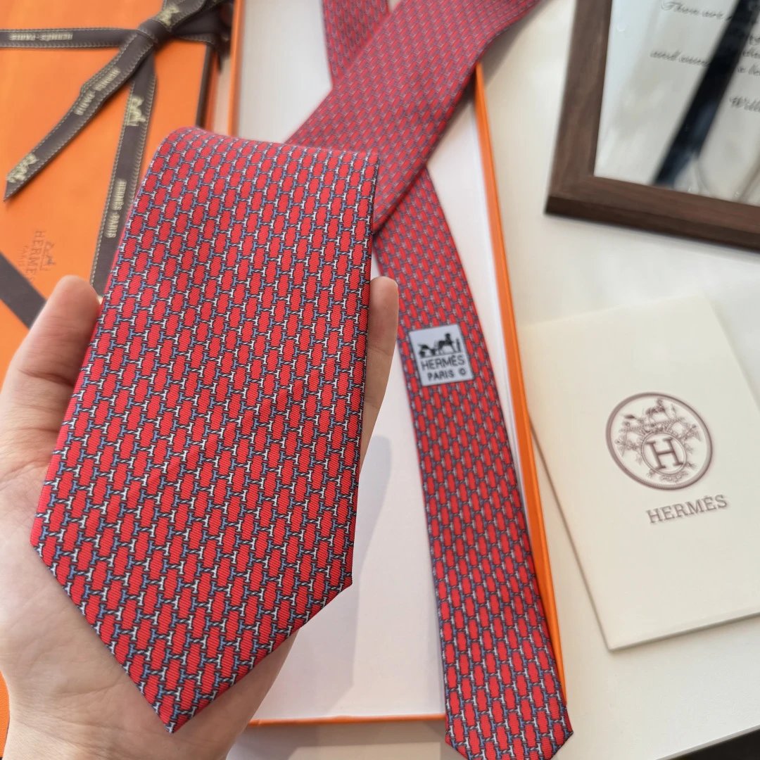Hermes Silk Tie Ver.S — Photo 6