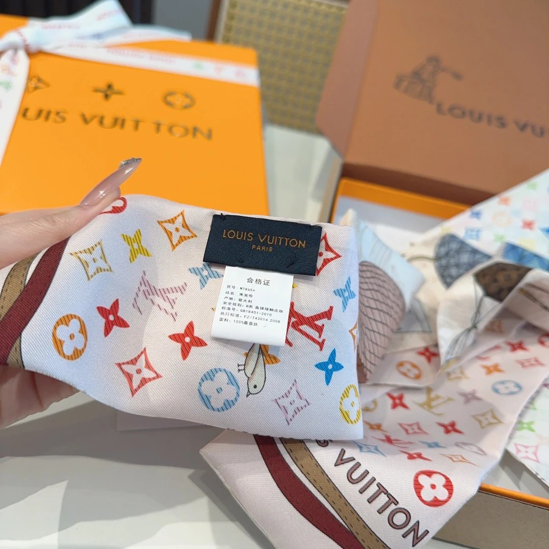 Louis Vuitton Silk Hair Ribbon Ver.C — QC