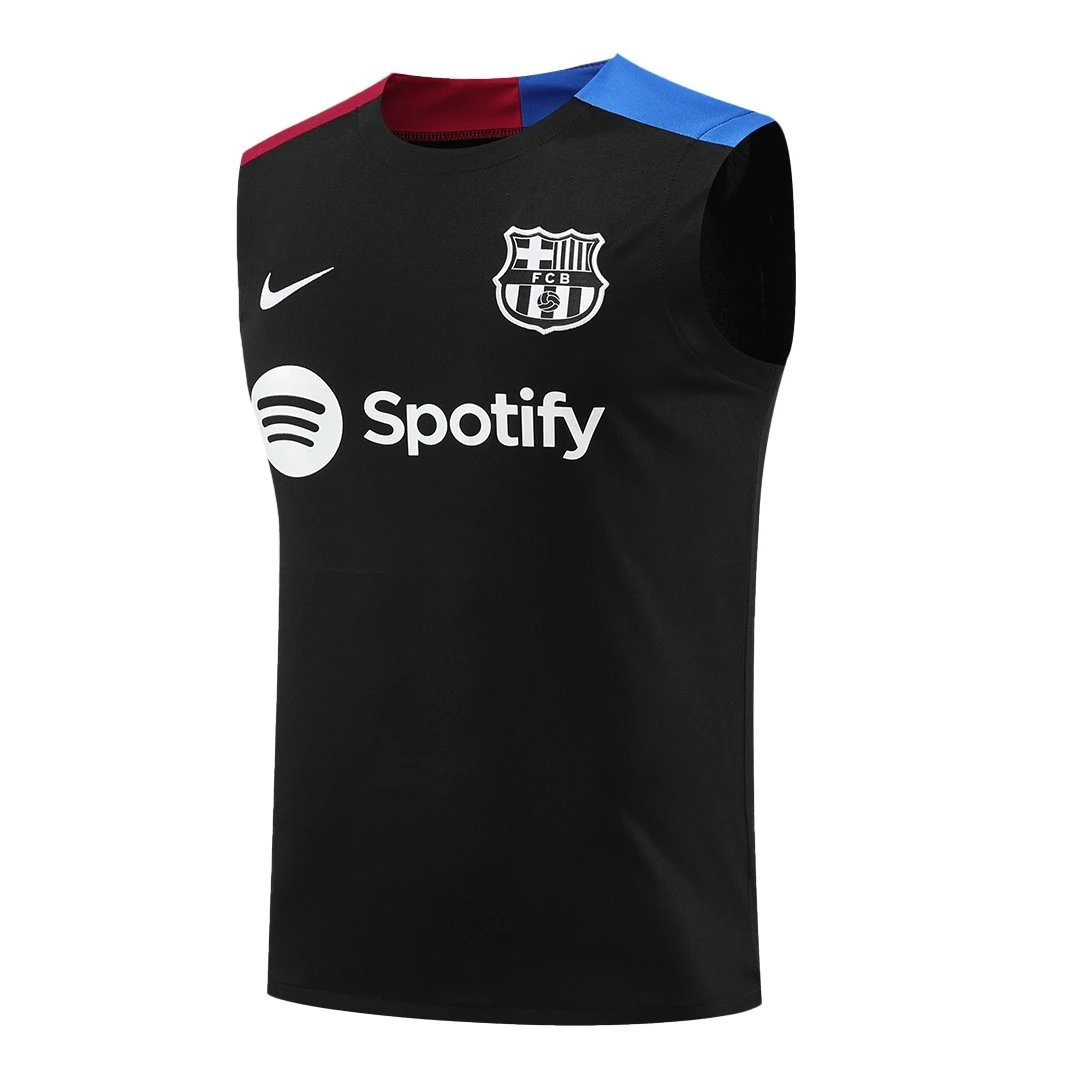 Barcelona Pre Match Sleeveless Top 2024 25 Black — photo 2