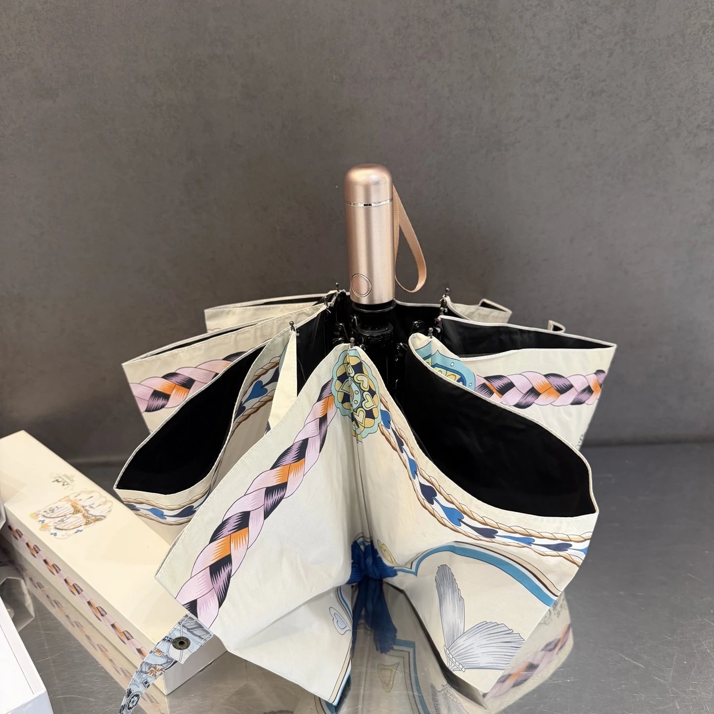Hermes UV Protection Folding Umbrella Ver.A — Photo 3
