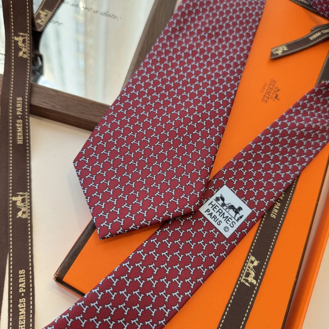 Hermes Silk Tie Ver.L — Photo 5