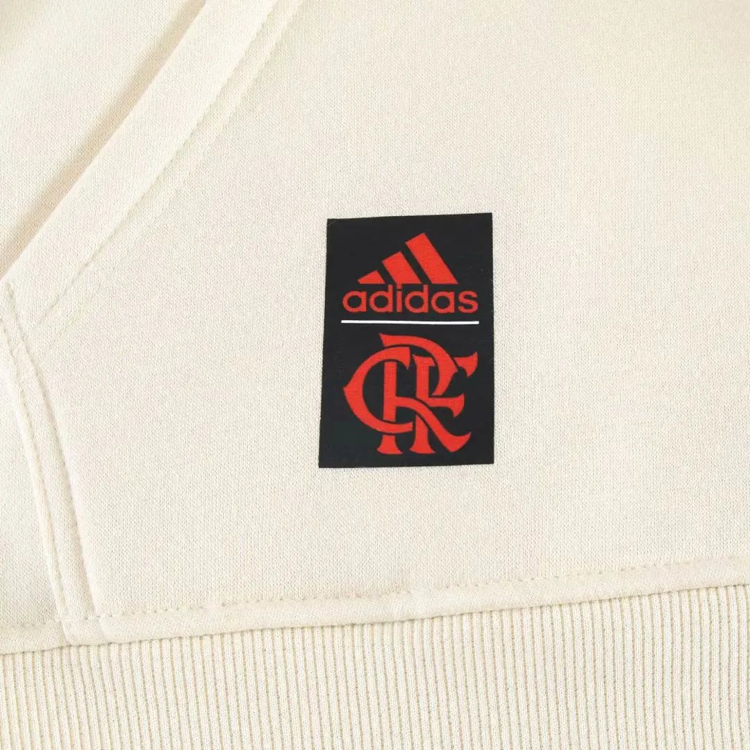 CR Flamengo Sweater Hoodie 2023 24 Cream — photo 5