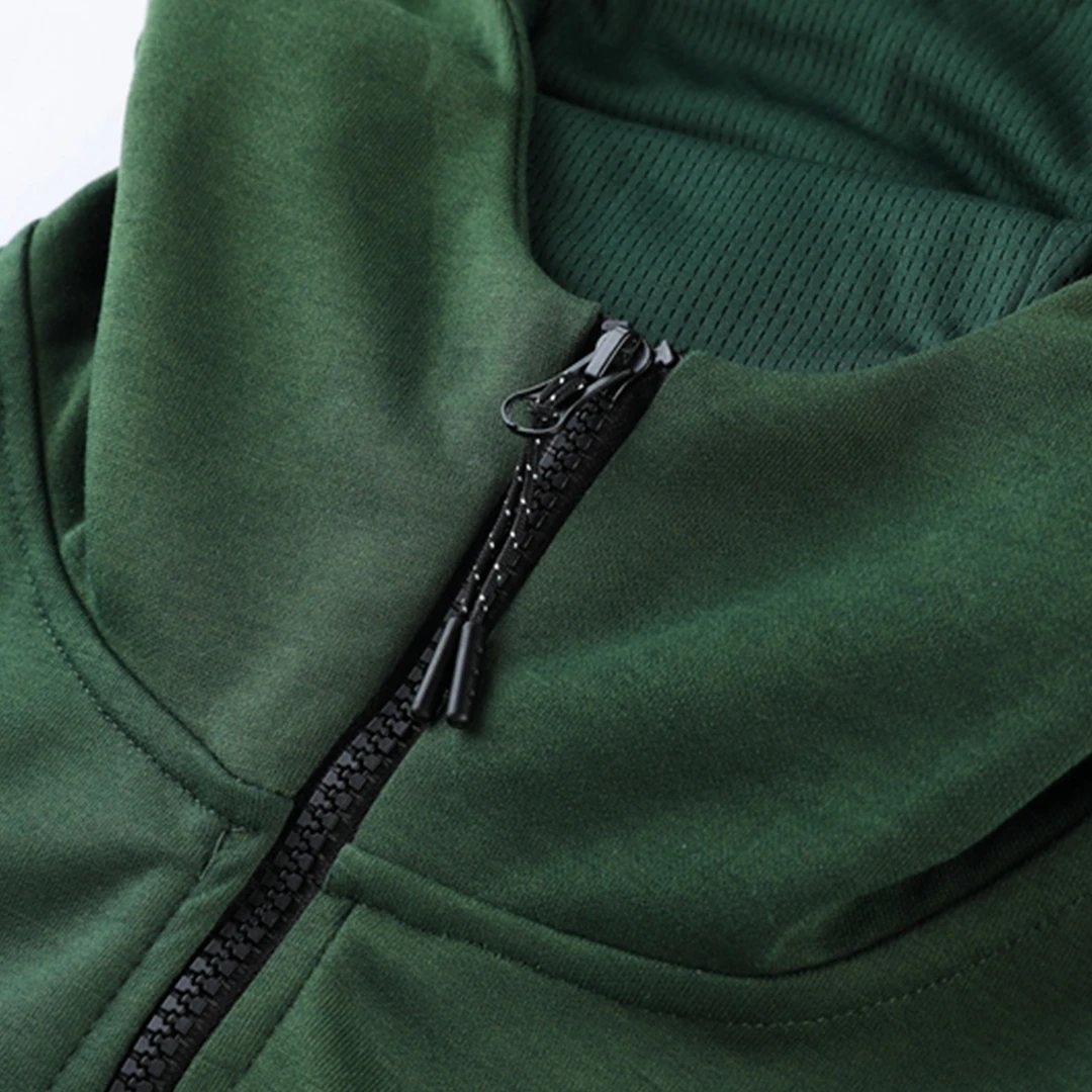 Hoodie Jacket Customize Tracksuit Green — QC