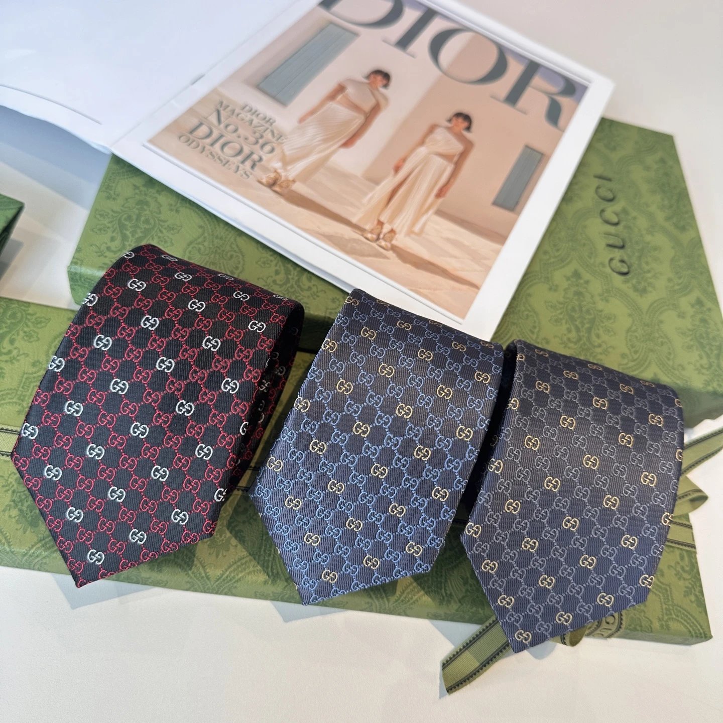 Gucci Silk Tie Ver.L — Zdjęcie 2