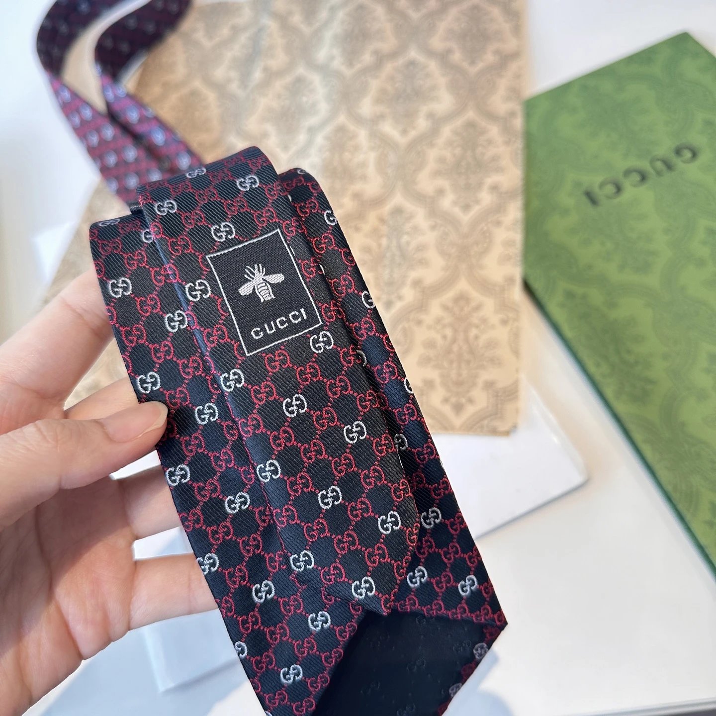 Gucci Silk Tie Ver.M — Zdjęcie 8