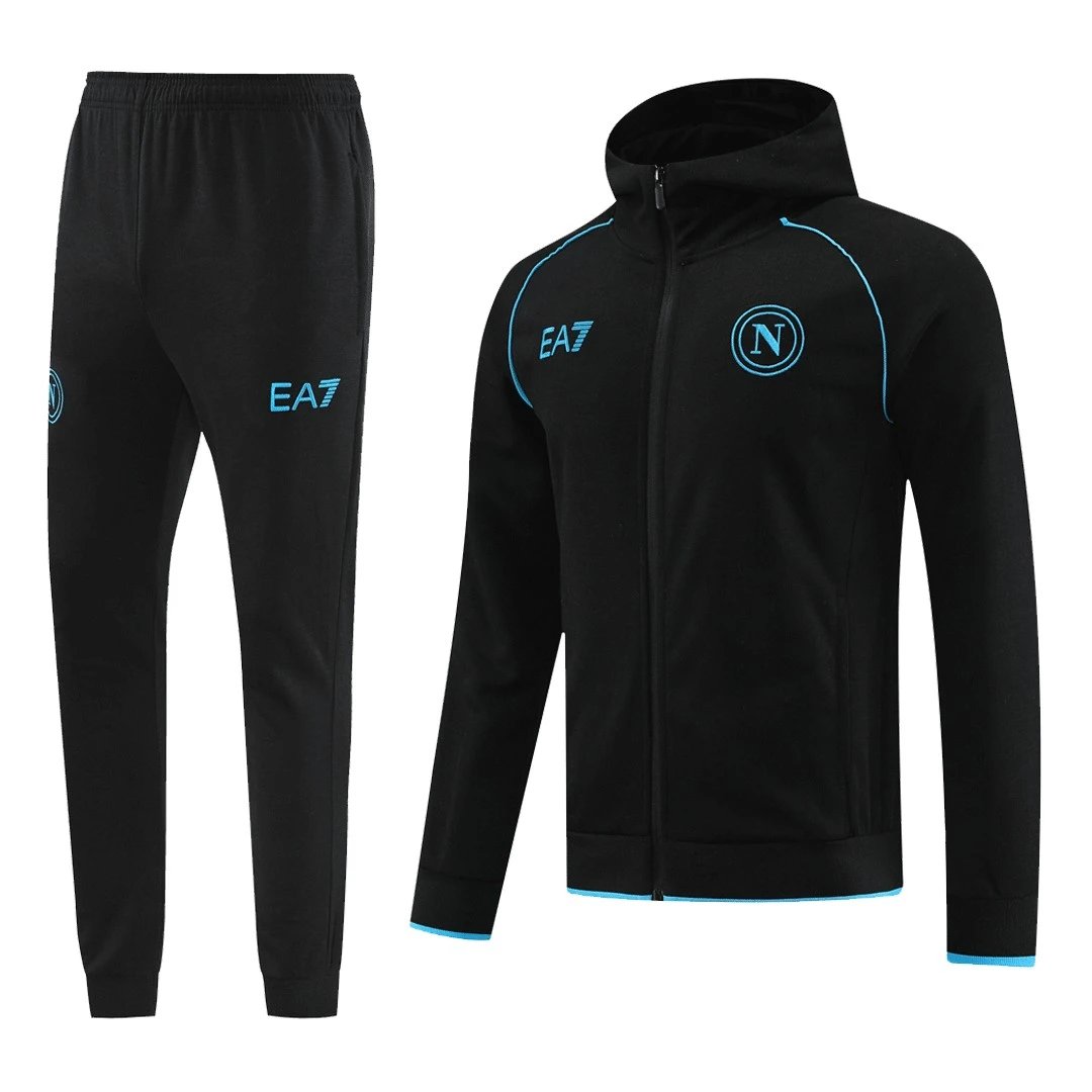 Napoli 2023 Hoodie Tracksuit 24 Black — Photo 2