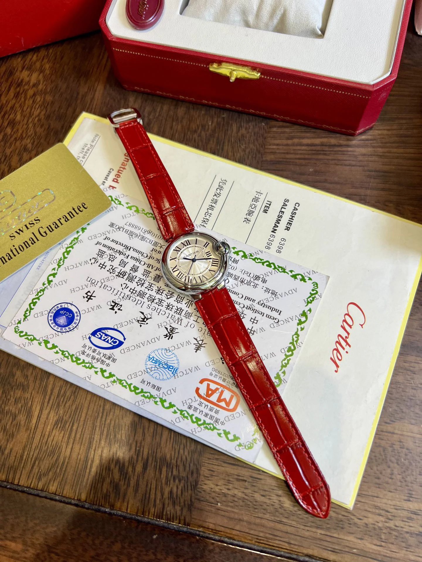 Cartier Ballon Bleu Automatic Ladies Watch 32mm — photo 8
