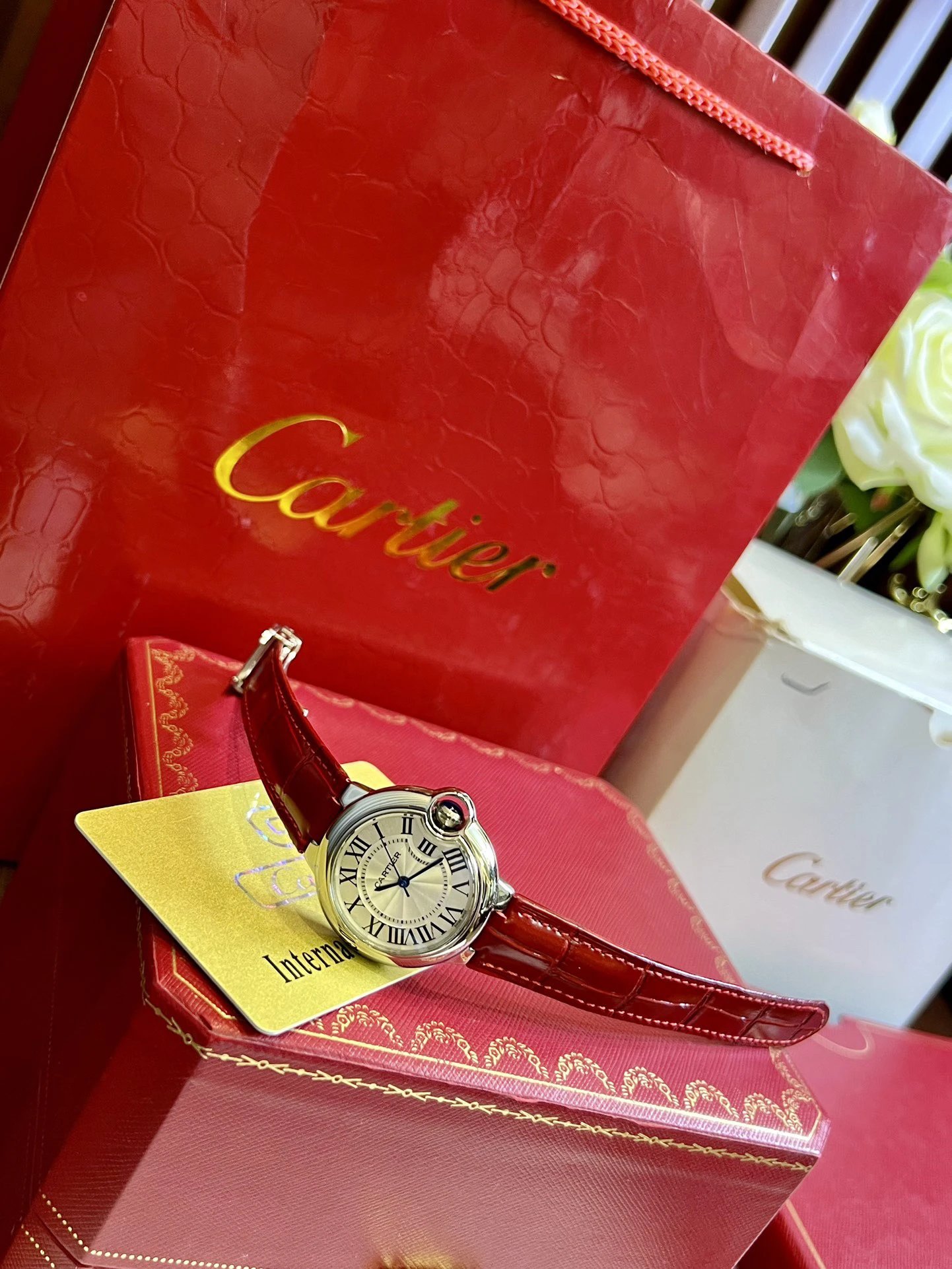 Cartier Ballon Bleu Automatic Ladies Watch 32mm — photo 9