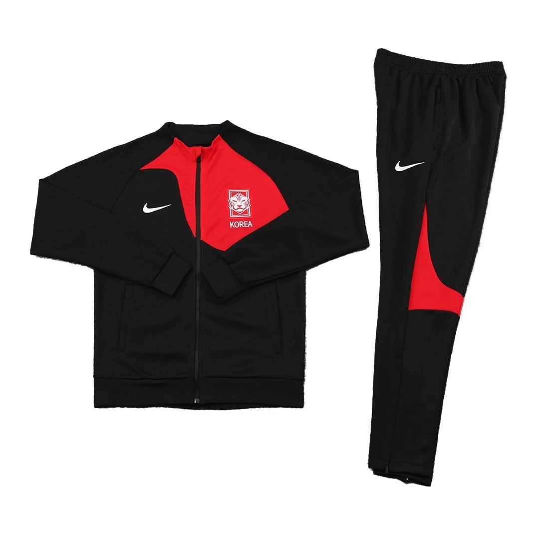 South Korea 2022 Jacket Tracksuit Black Red — Photo 17
