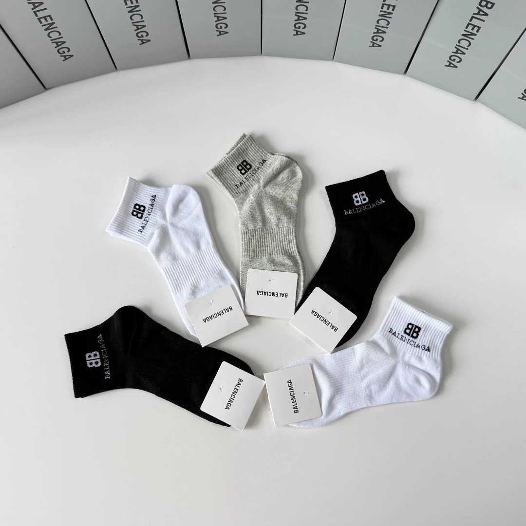 Balenciaga Quarter Socks 5-Pair Box Ver.A — photo 3