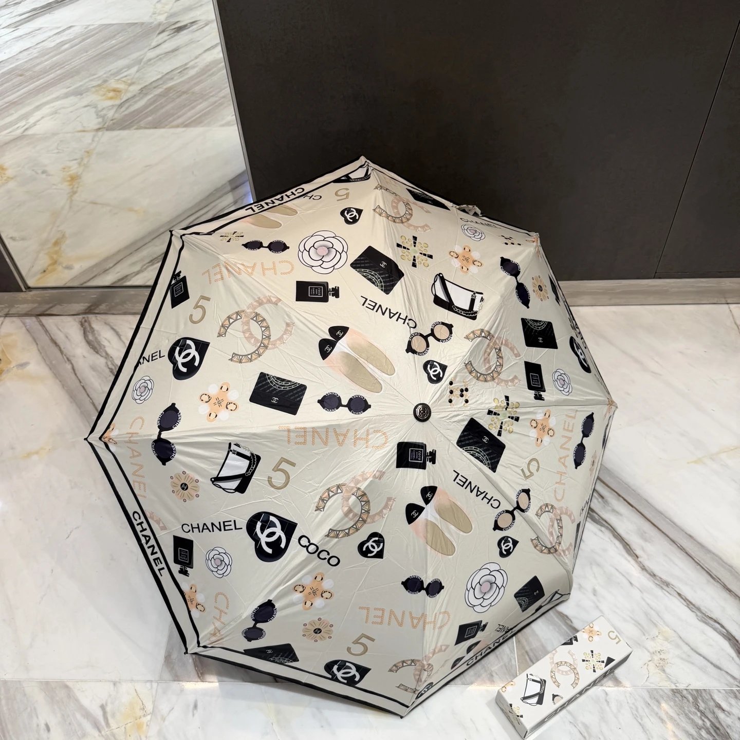 Chanel UV Protection Folding Umbrella Ver.G — QC