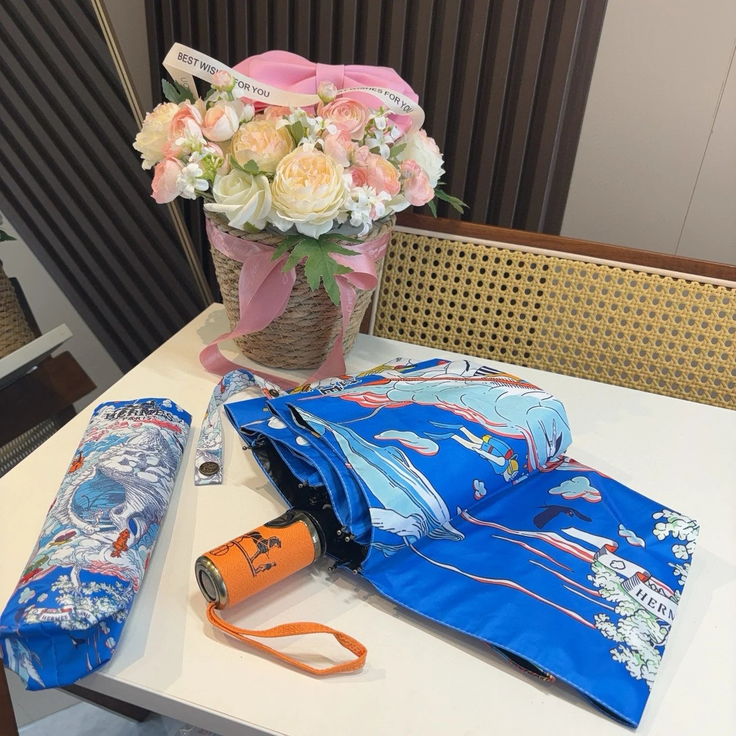 Hermes UV Protection Folding Umbrella Ver.L — Photo 6