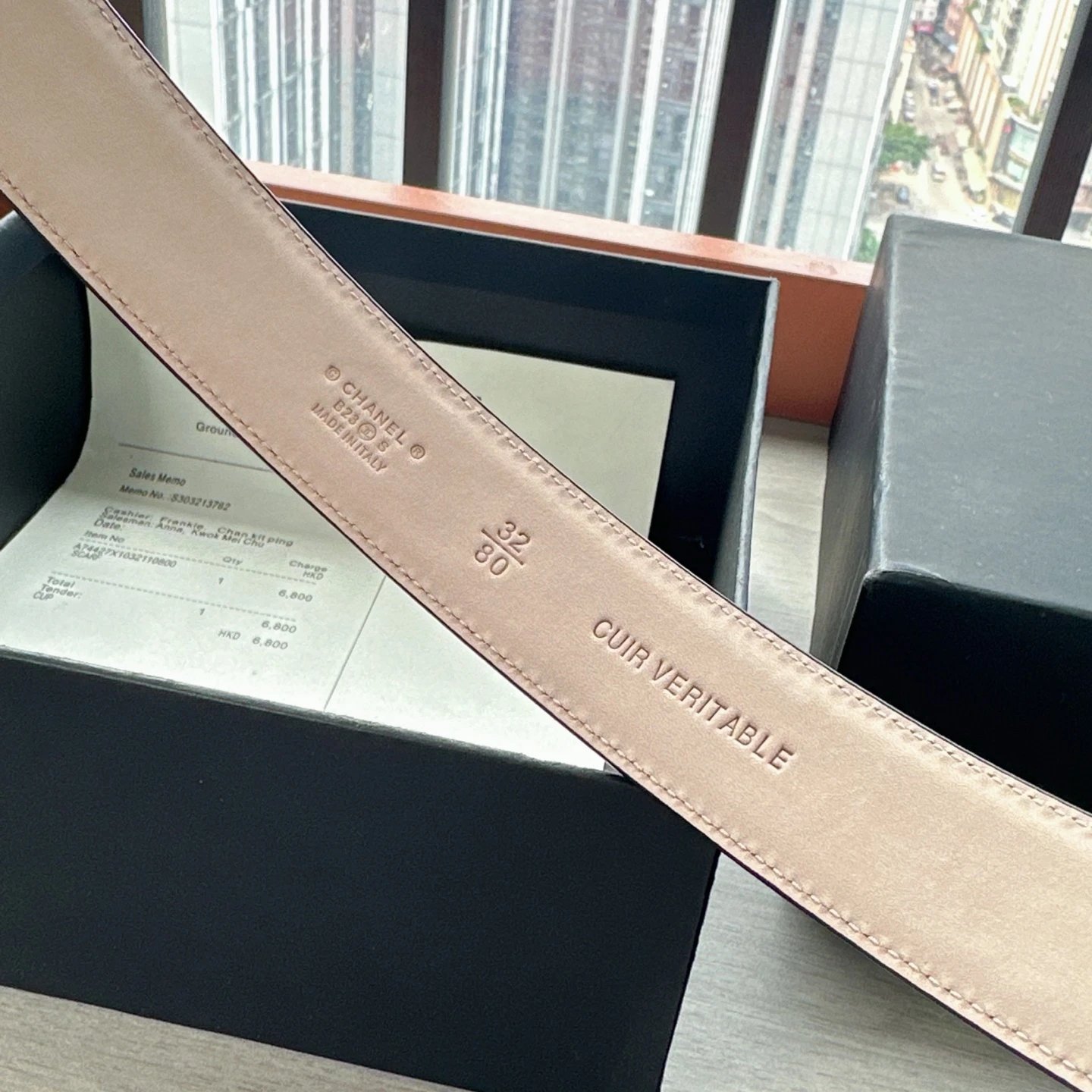 Chanel Leather Reversible Belt Ver.B — Photo 9