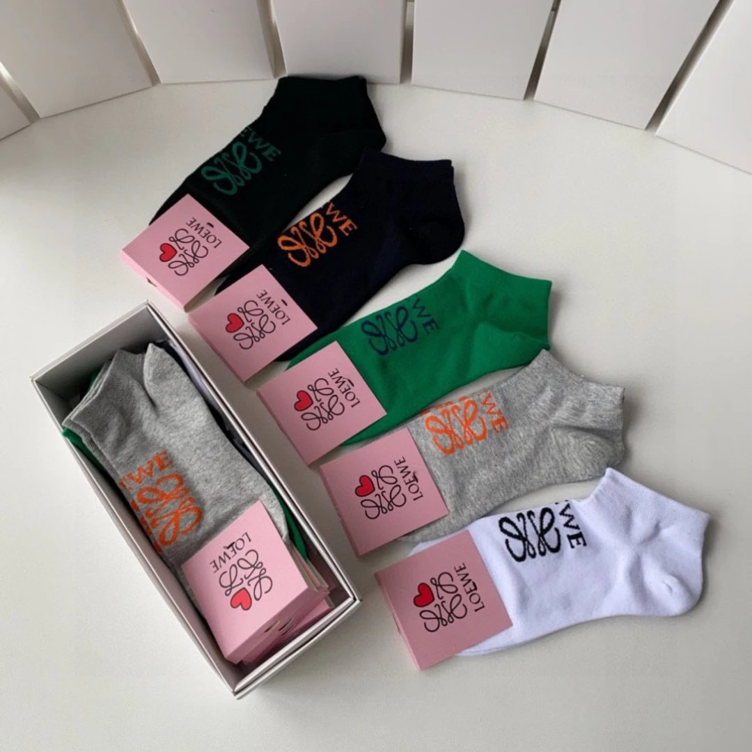 Loewe Ankle Socks 5-Pair Box — photo 5