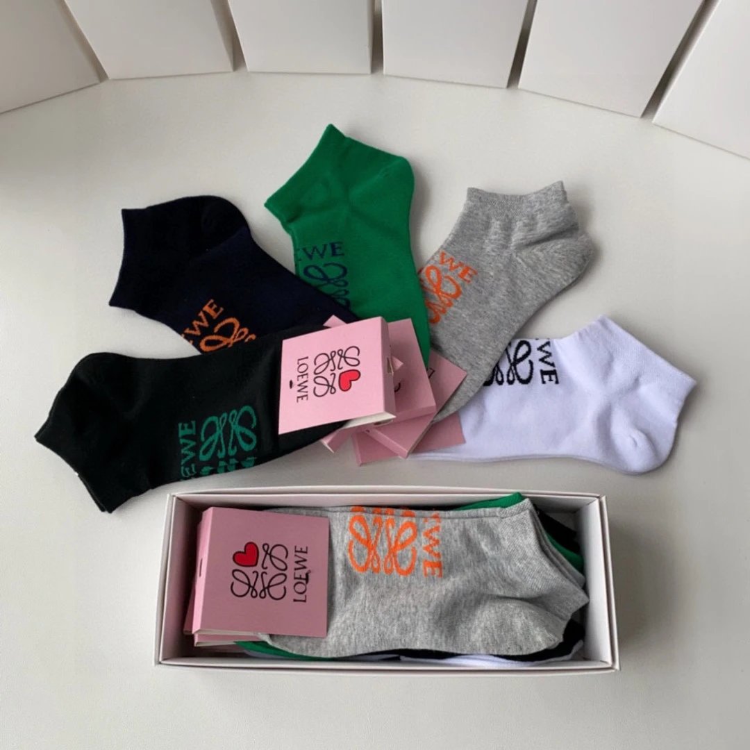 Loewe Ankle Socks 5-Pair Box — photo 7
