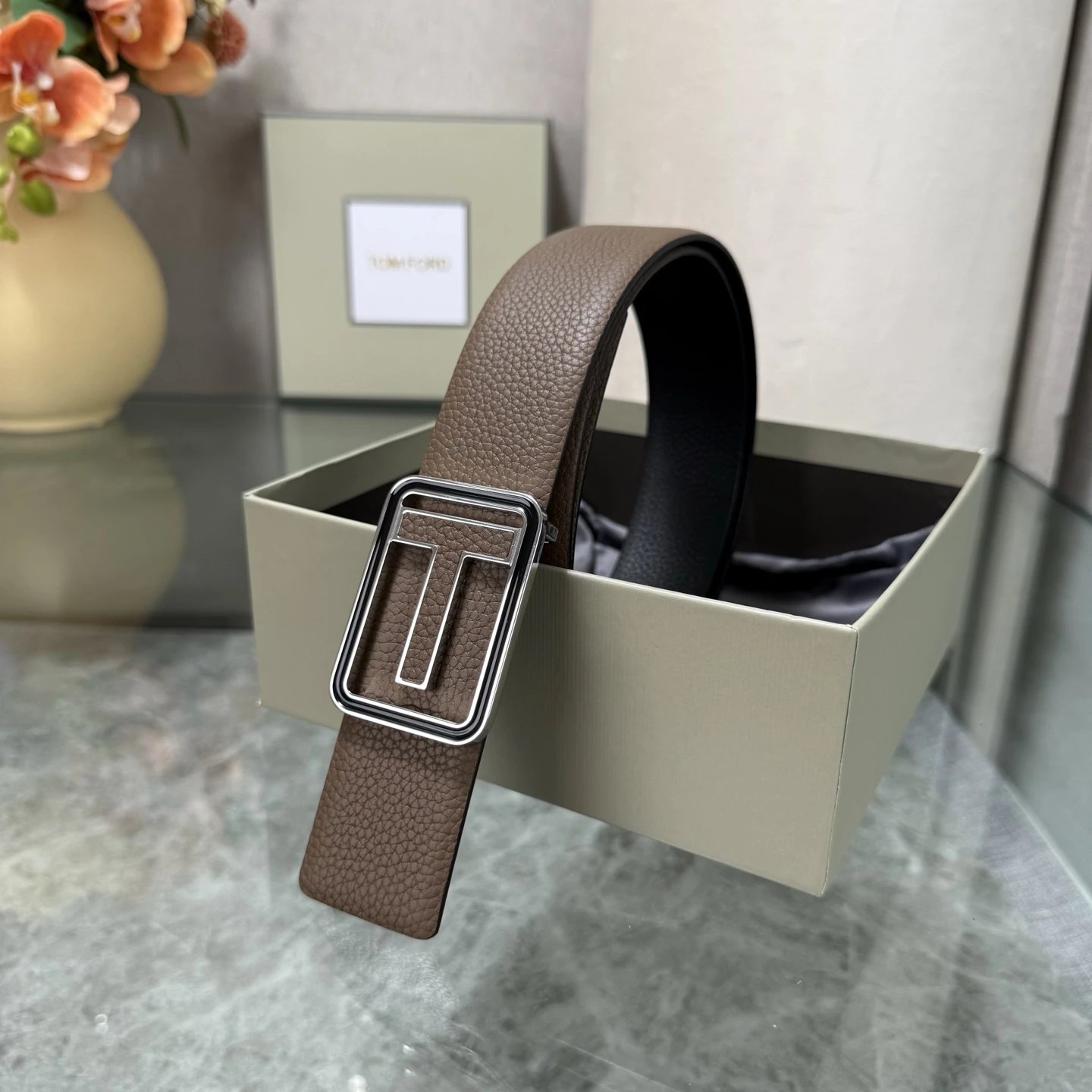 Tom Ford Leather Reversible Belt Ver.B — photo 2