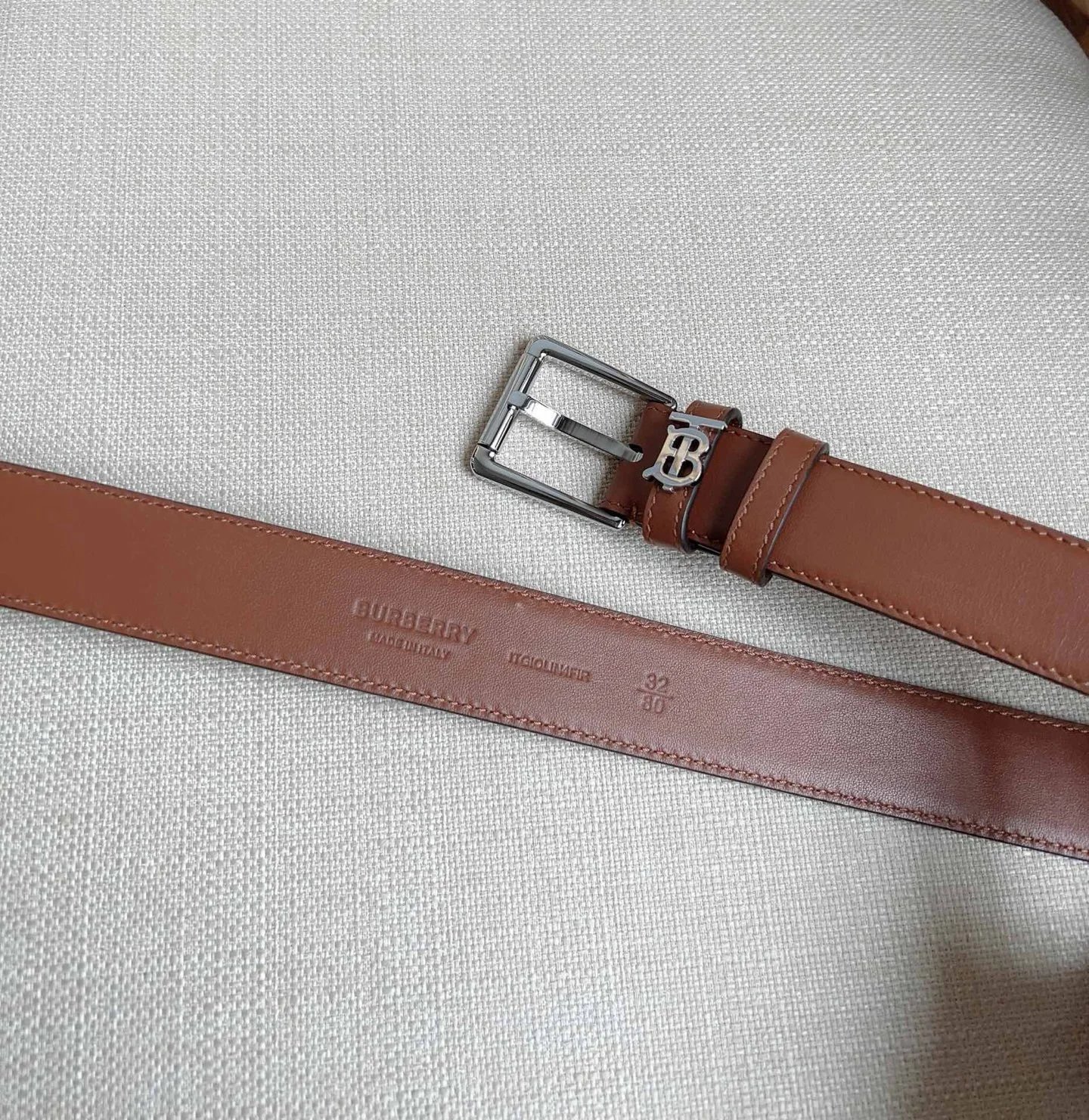 Burberry Leather Belt Ver.C — Zdjęcie 3