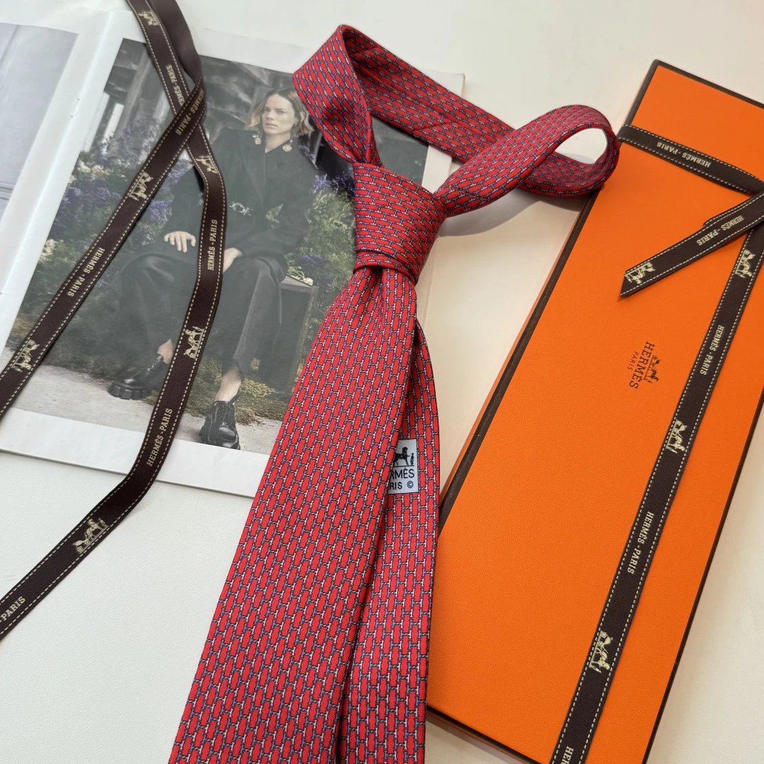 Hermes Silk Tie Ver.S — Photo 9