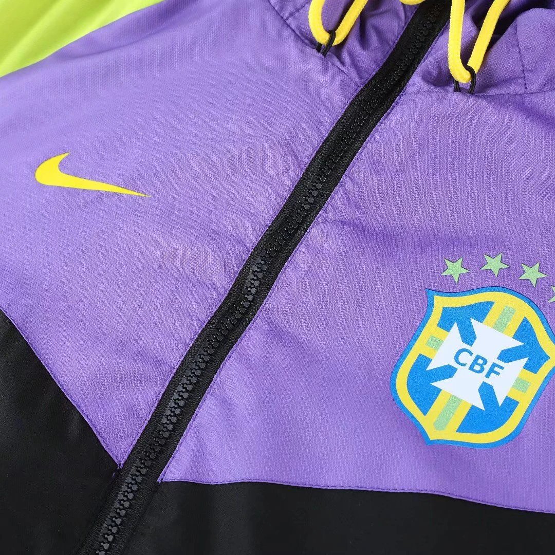 Brazil 2021 Hoodie Hoodie Jacket 22 Black — Zdjęcie 4