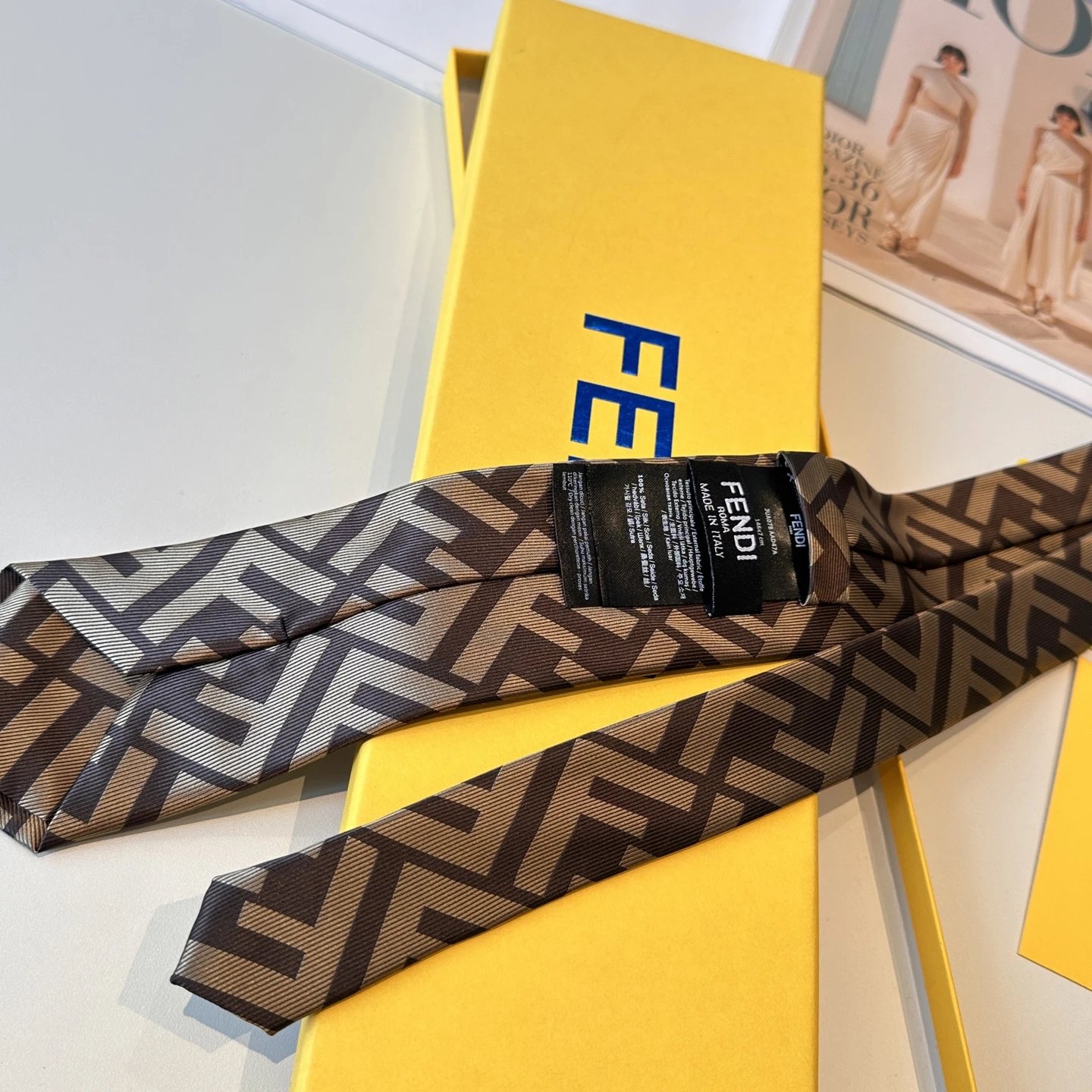 Fendi Silk Tie Ver.A — QC