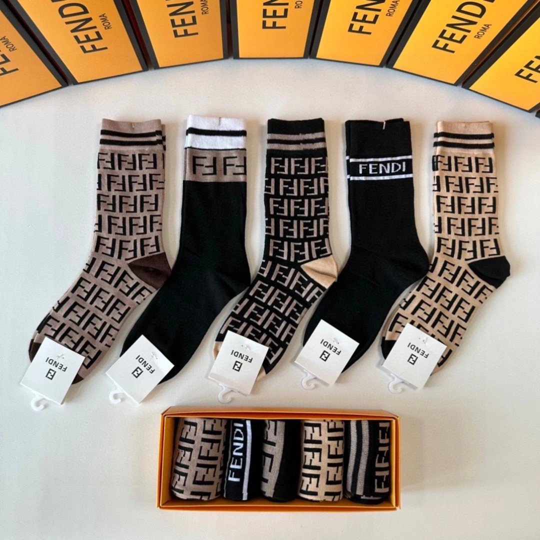 Fendi Crew Socks — Photo 2