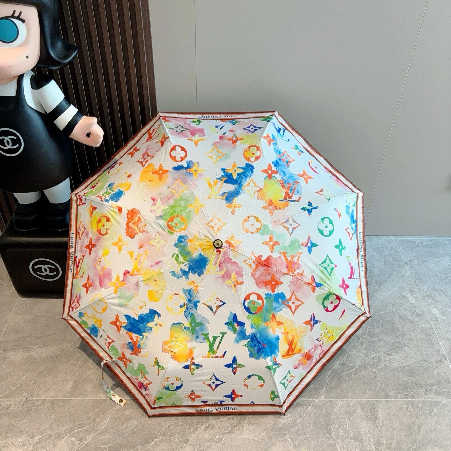 Louis Vuitton UV Protection Folding Umbrella Ver.F — QC