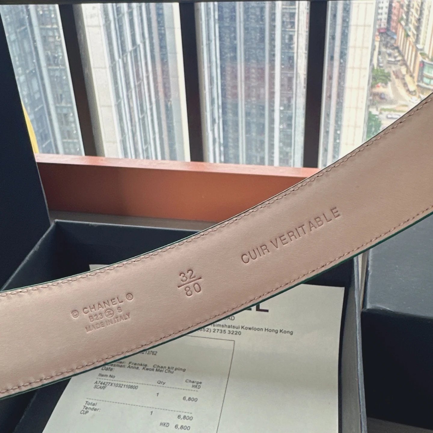 Chanel Leather Reversible Belt Ver.C — photo 9