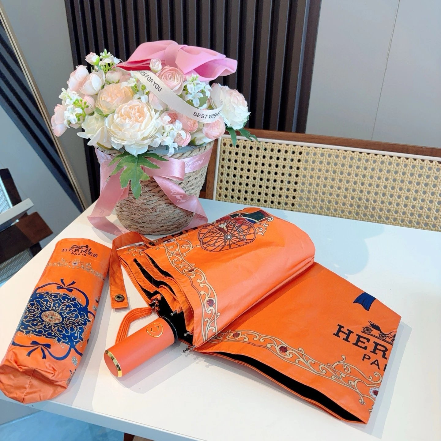 Hermes UV Protection Folding Umbrella Ver.I — Photo 6