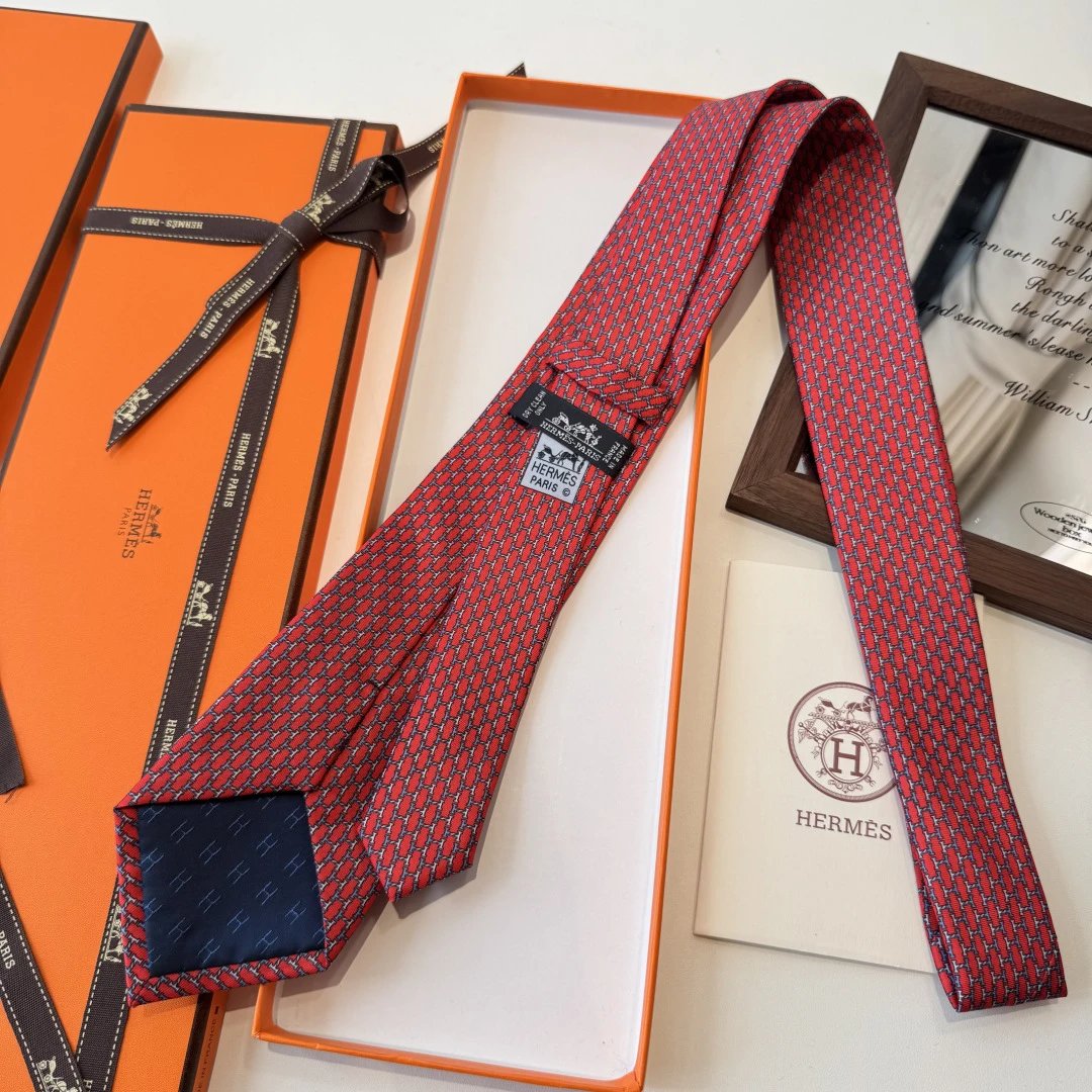 Hermes Silk Tie Ver.S — Photo 4