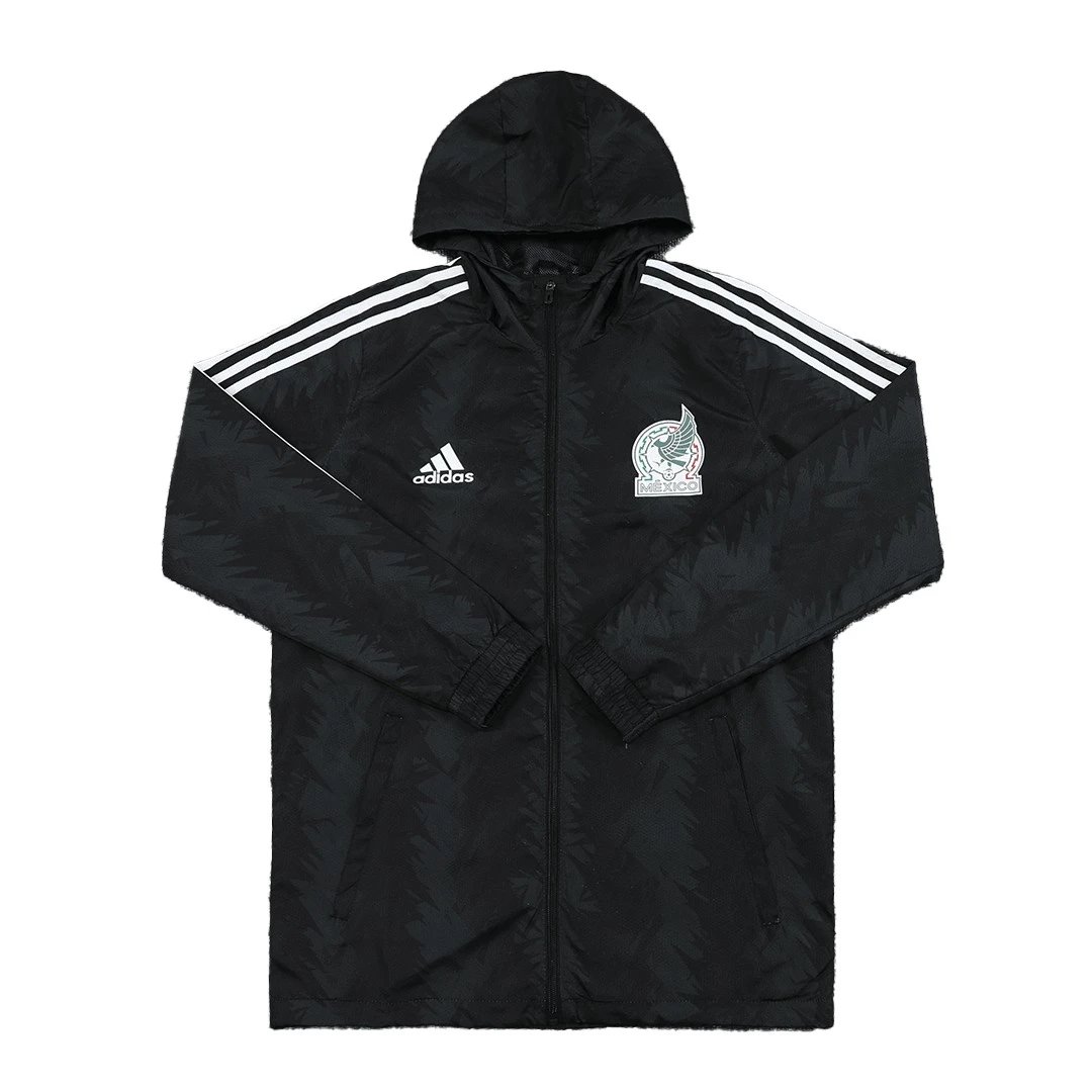Mexico Hoodie Windbreaker Jacket 2022 Black — photo 8