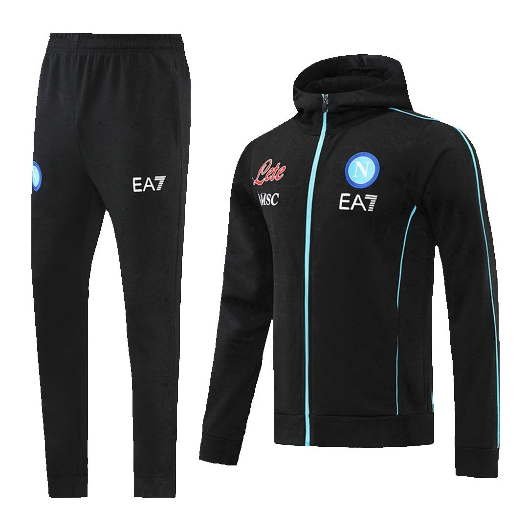 Napoli 2022 Hoodie Tracksuit 23 Black — QC