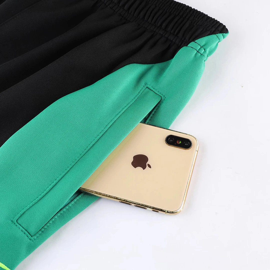 2022 Jacket Customize Tracksuit Black Green — Photo 10