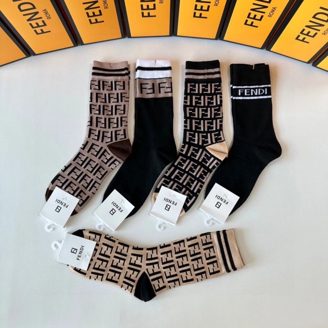 Fendi Crew Socks — Photo 3