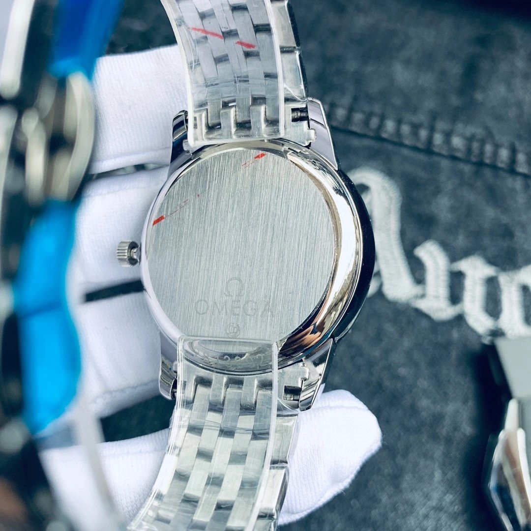 Omega De Ville Leather Automatic Watch 39.5mm — photo 8