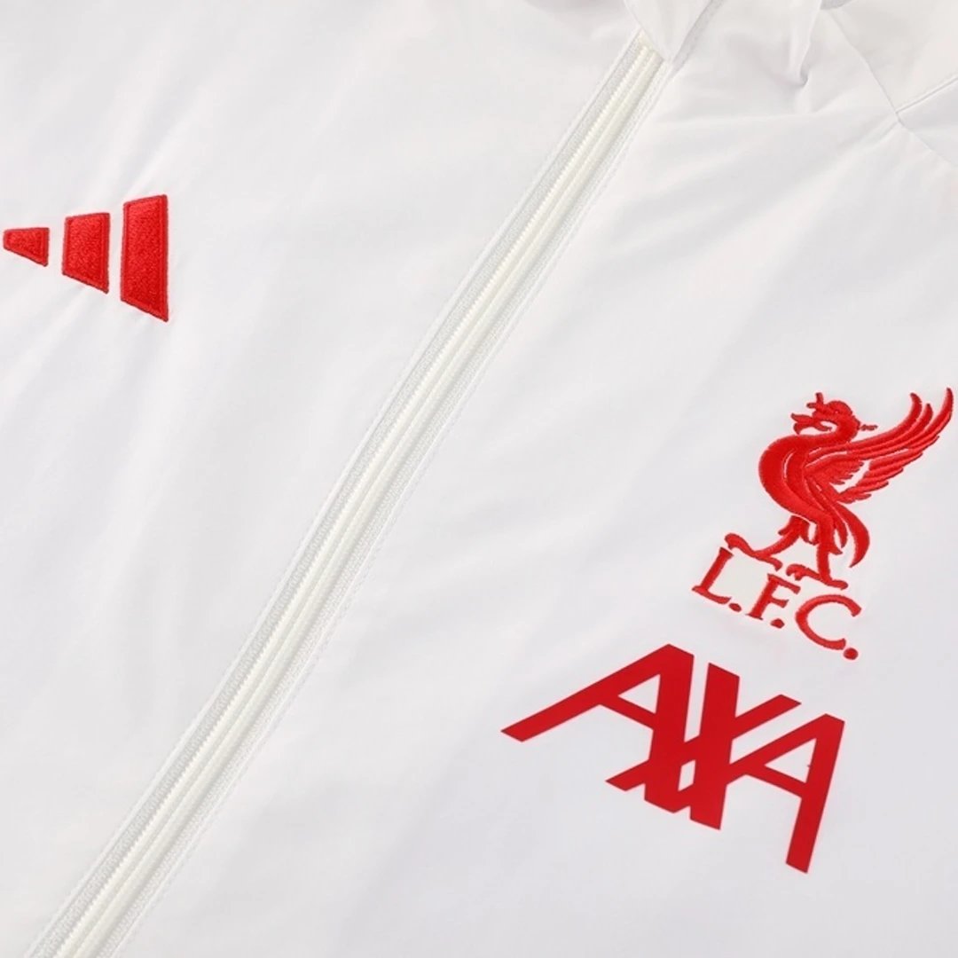 Liverpool 2025 Windbreaker Jacket 26 White — Zdjęcie 9