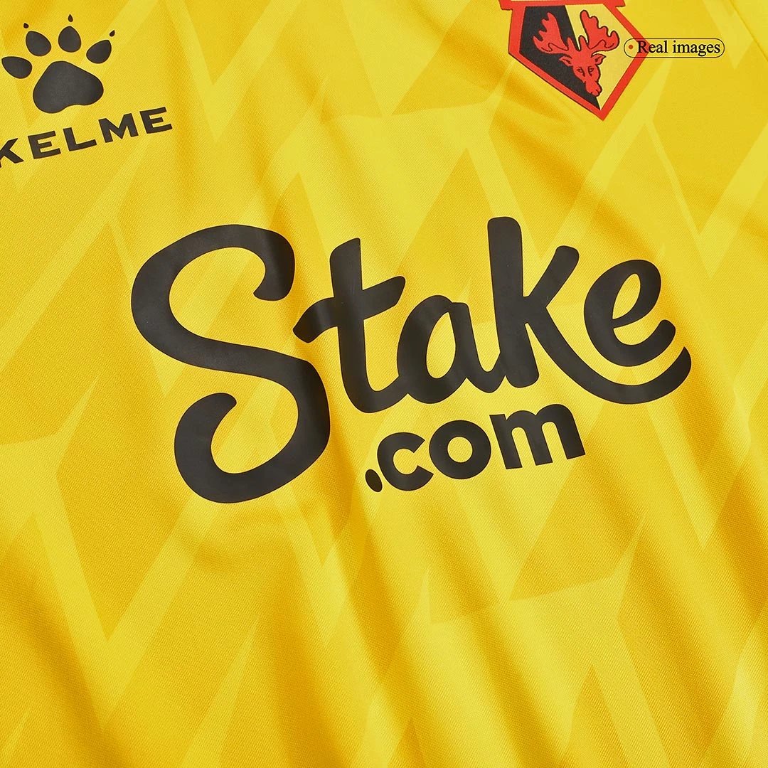 Replica Watford By Kelme 22/23 Home Jersey — Photo 6