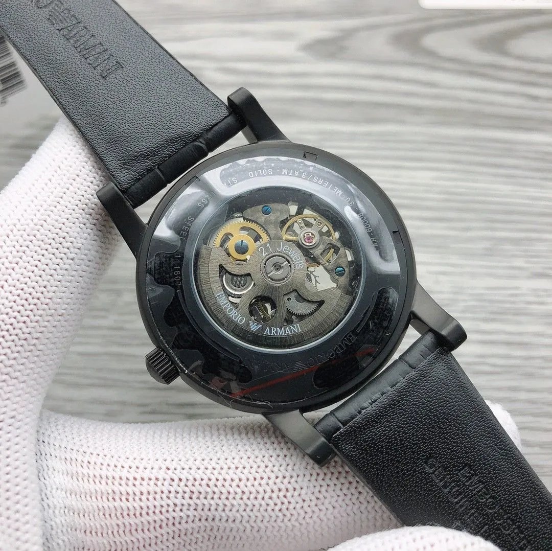 Armani AR60008 Skeleton Automatic Watch 41mm — photo 5