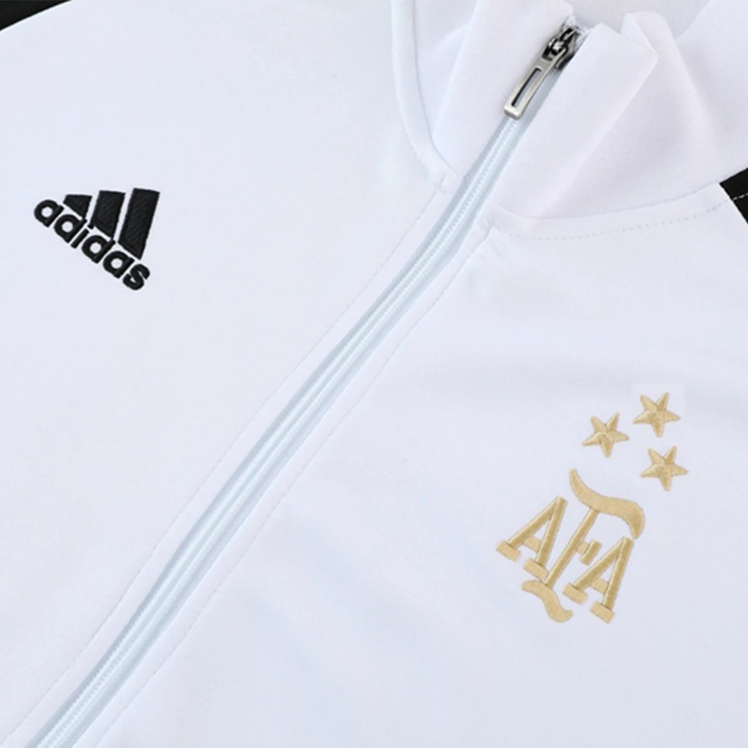 Argentina Jacket Tracksuit 2022 White Black Three Stars — photo 10