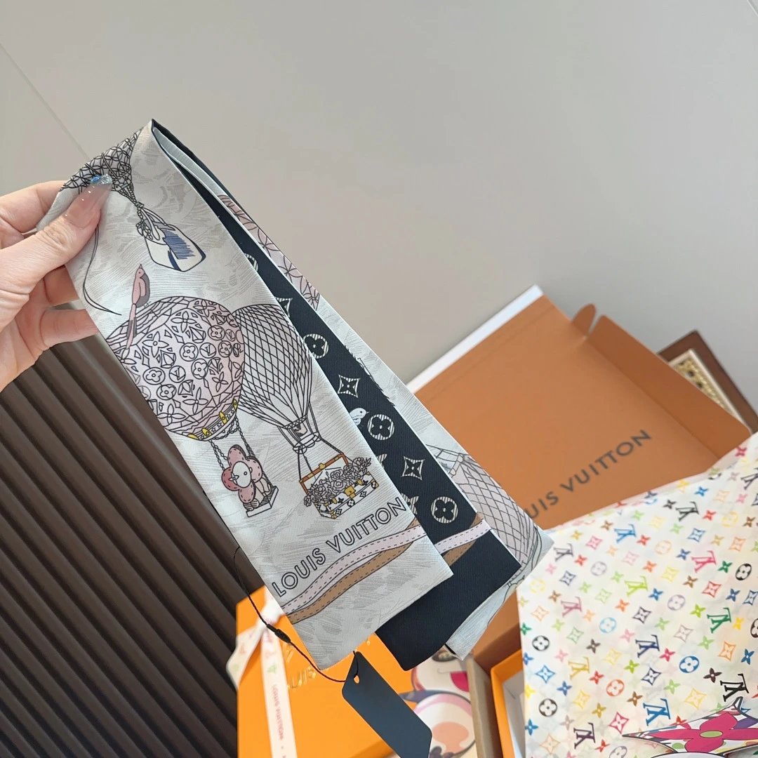 Louis Vuitton Silk Hair Ribbon Ver.A — QC