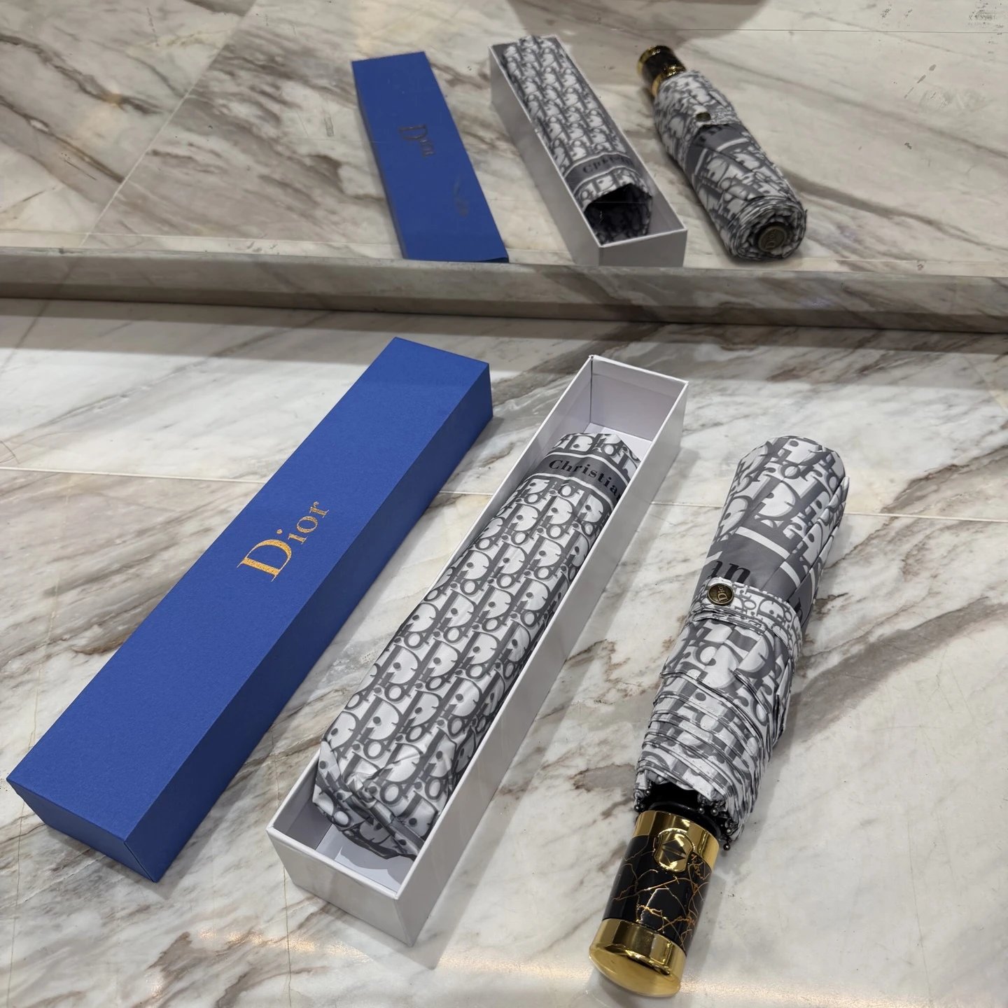 Dior UV Protection Folding Umbrella Ver.F — QC