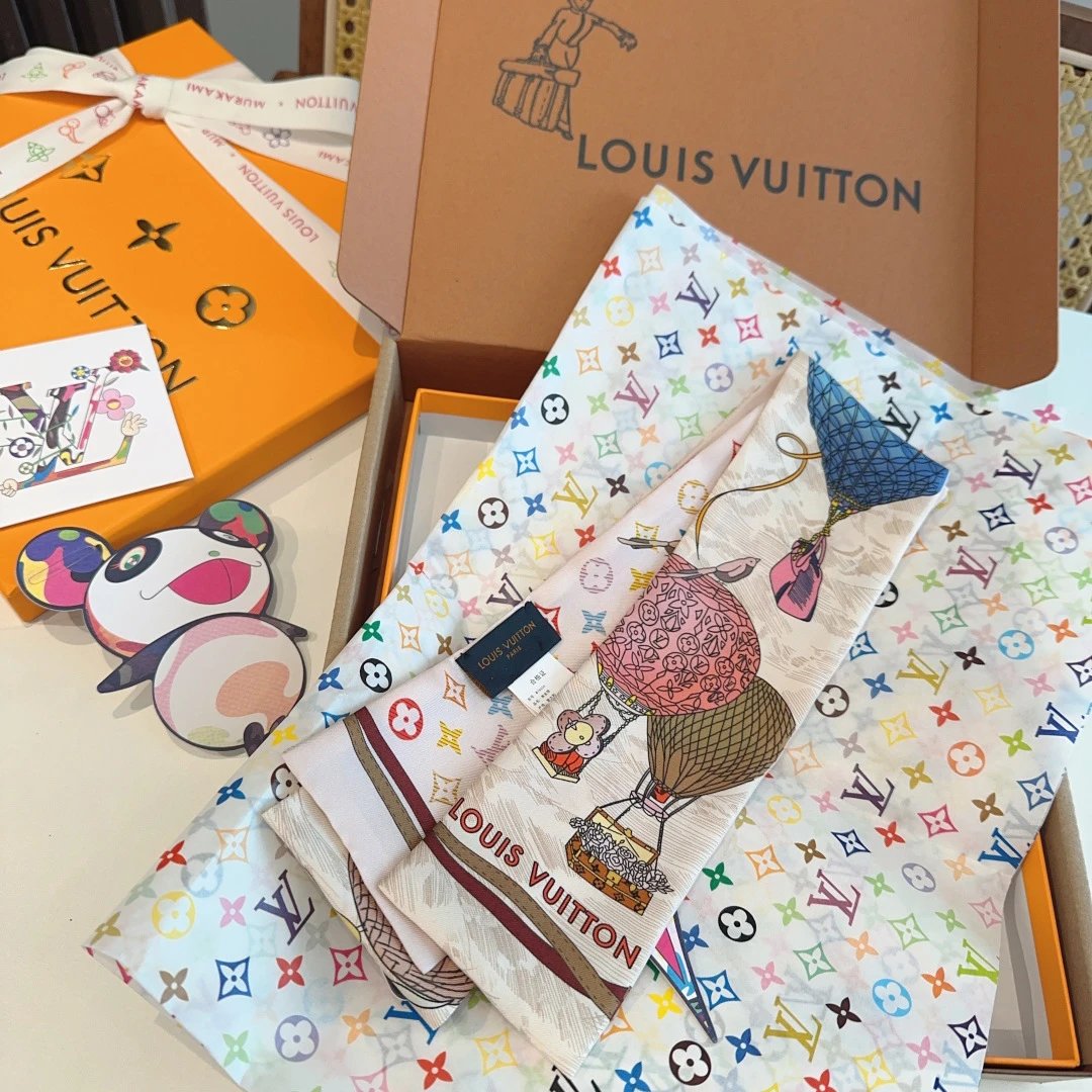 Louis Vuitton Silk Hair Ribbon Ver.C — QC