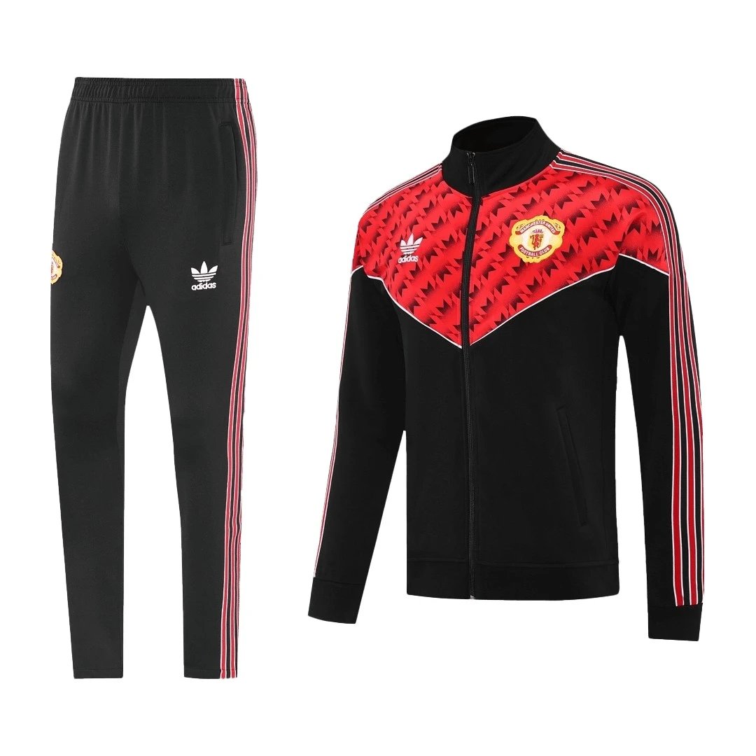 Manchester United 2025 Jacket Tracksuit 26 Red Black — QC
