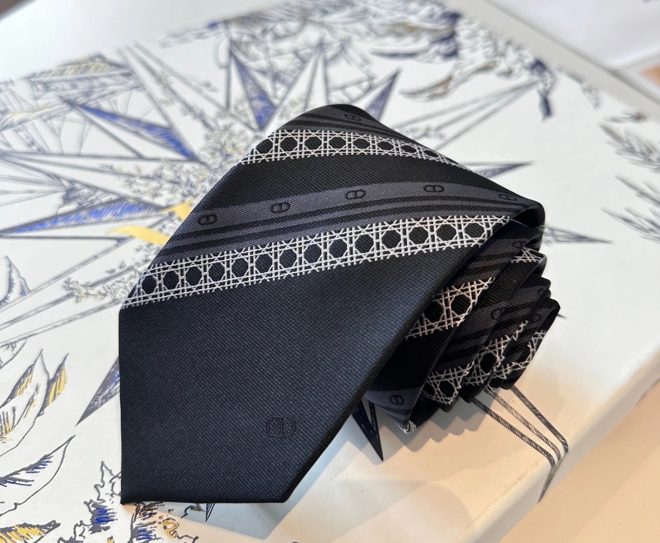 Dior Silk Tie Ver.A — Zdjęcie 6