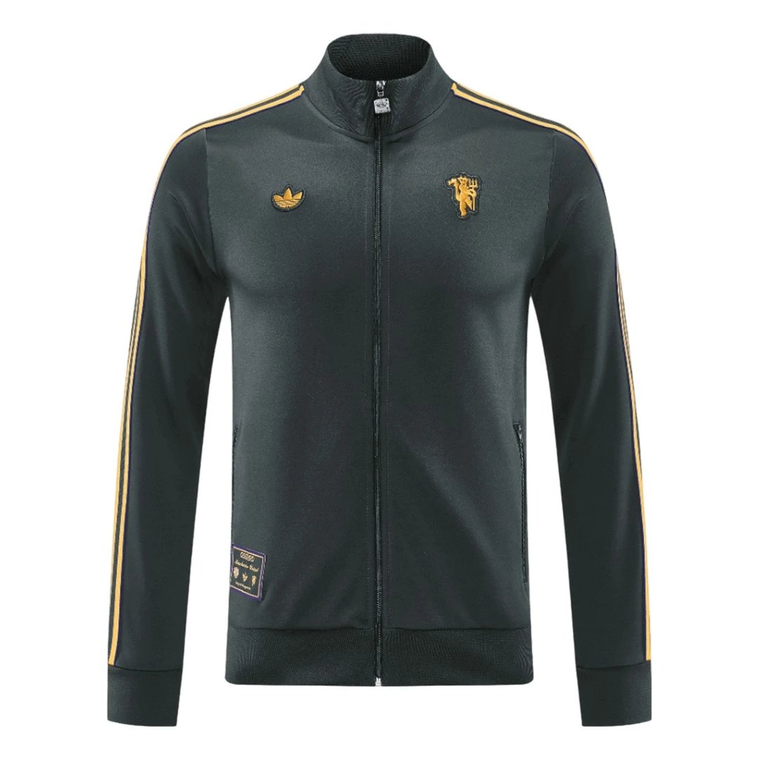 Manchester United 2025 Jacket Tracksuit 26 Black — Zdjęcie 14