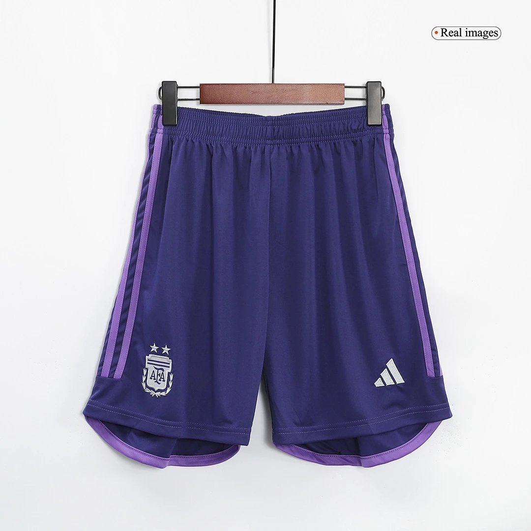 Argentina Away Soccer Shorts 2022 — photo 3