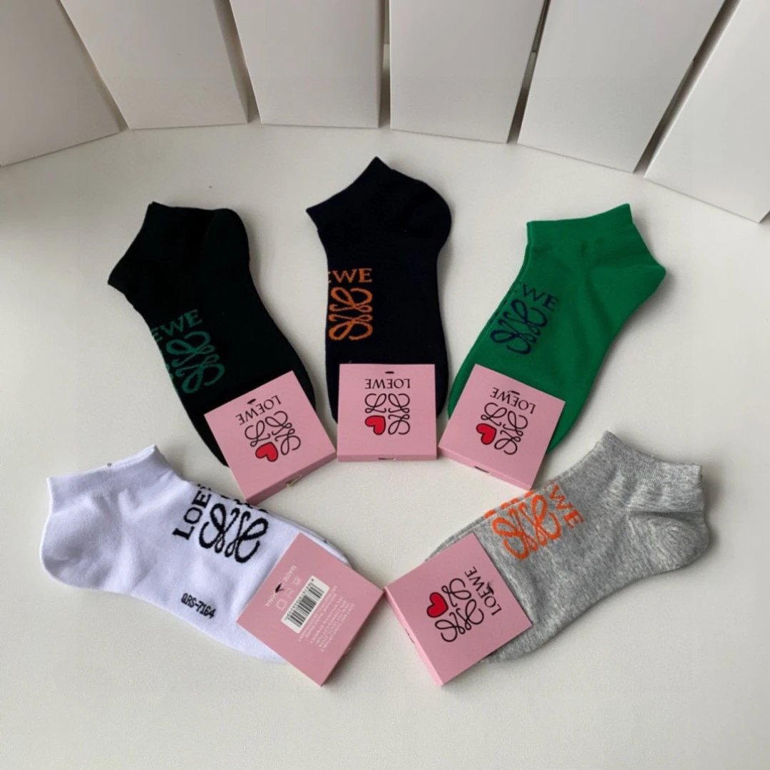 Loewe Ankle Socks 5-Pair Box — photo 3